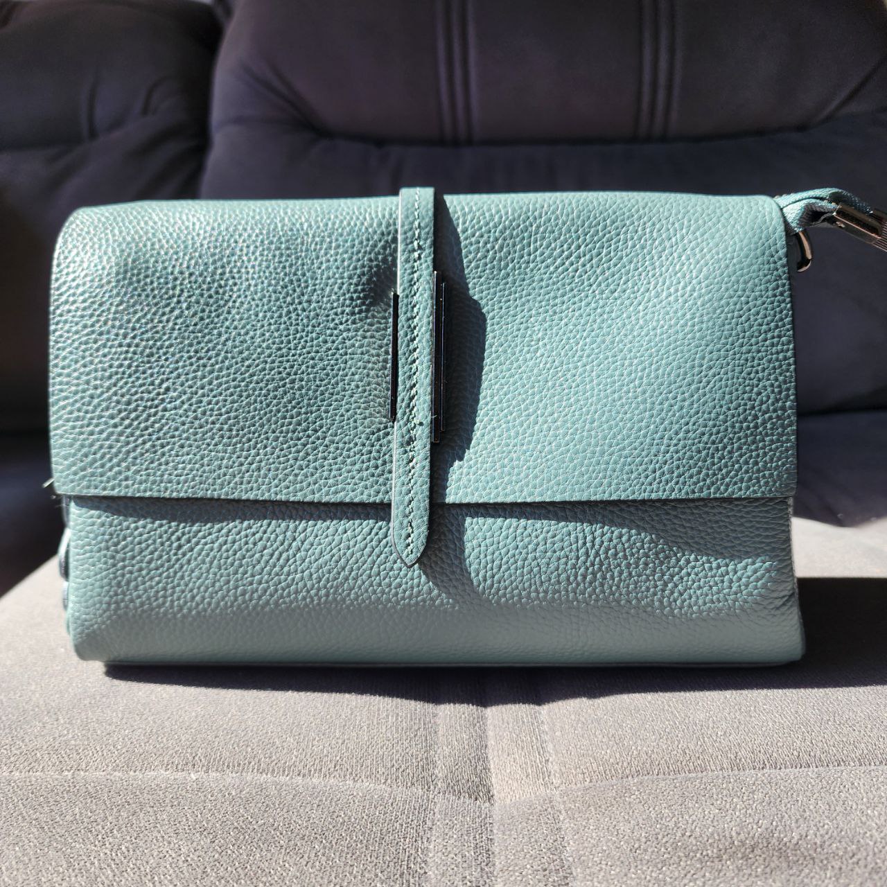 Bolsa de Couro Legítimo Verônica Estruturada
