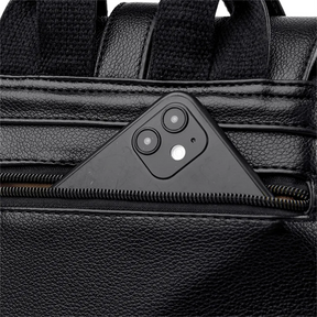Mochila Feminina de Couro Legítimo Zira