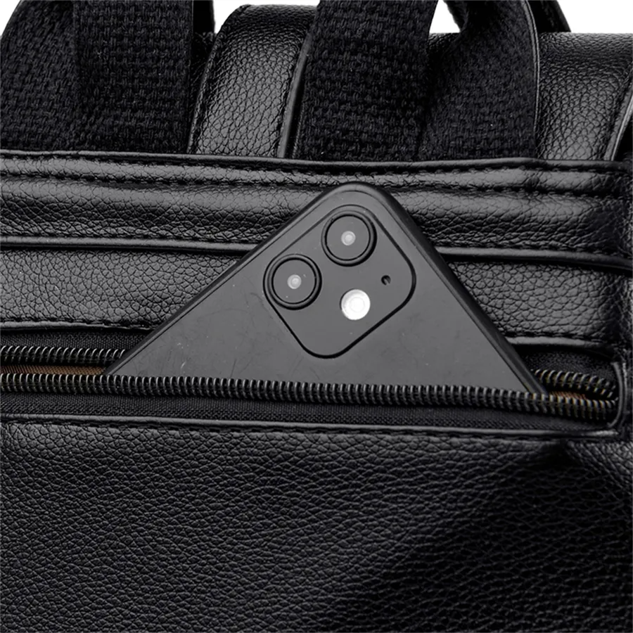 Mochila Feminina de Couro Legítimo Zira
