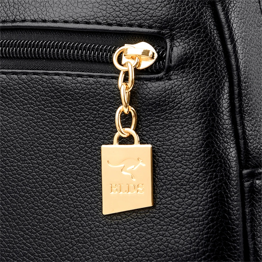 Mochila Feminina de Couro Legítimo Zira