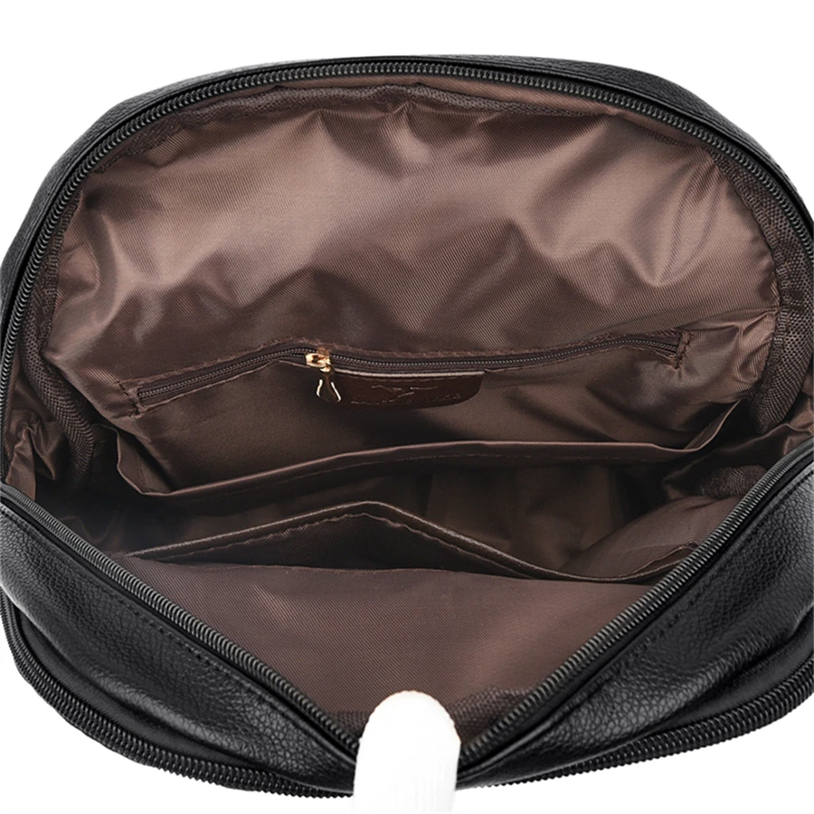 Mochila Feminina de Couro Legítimo Zira