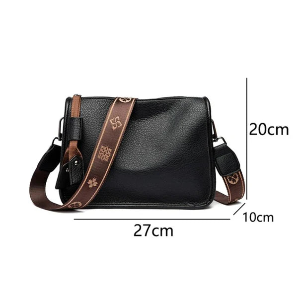 Bolsa Feminina de Couro Legítimo Daniela