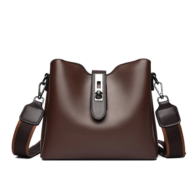 Bolsa Feminina de Couro Legítimo Cristal