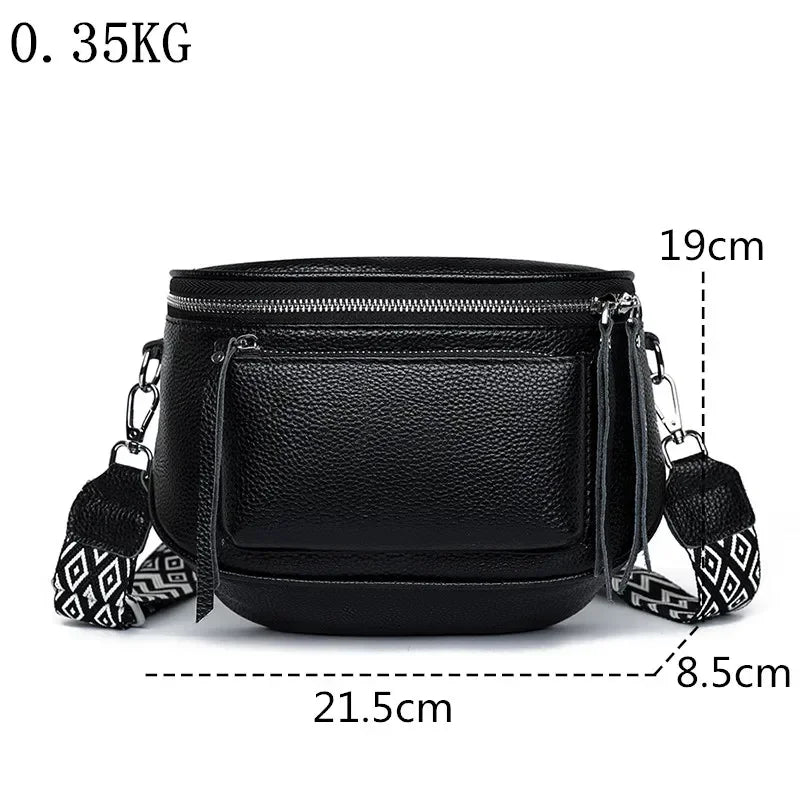 Bolsa Feminina de Couro Legítimo Ohana