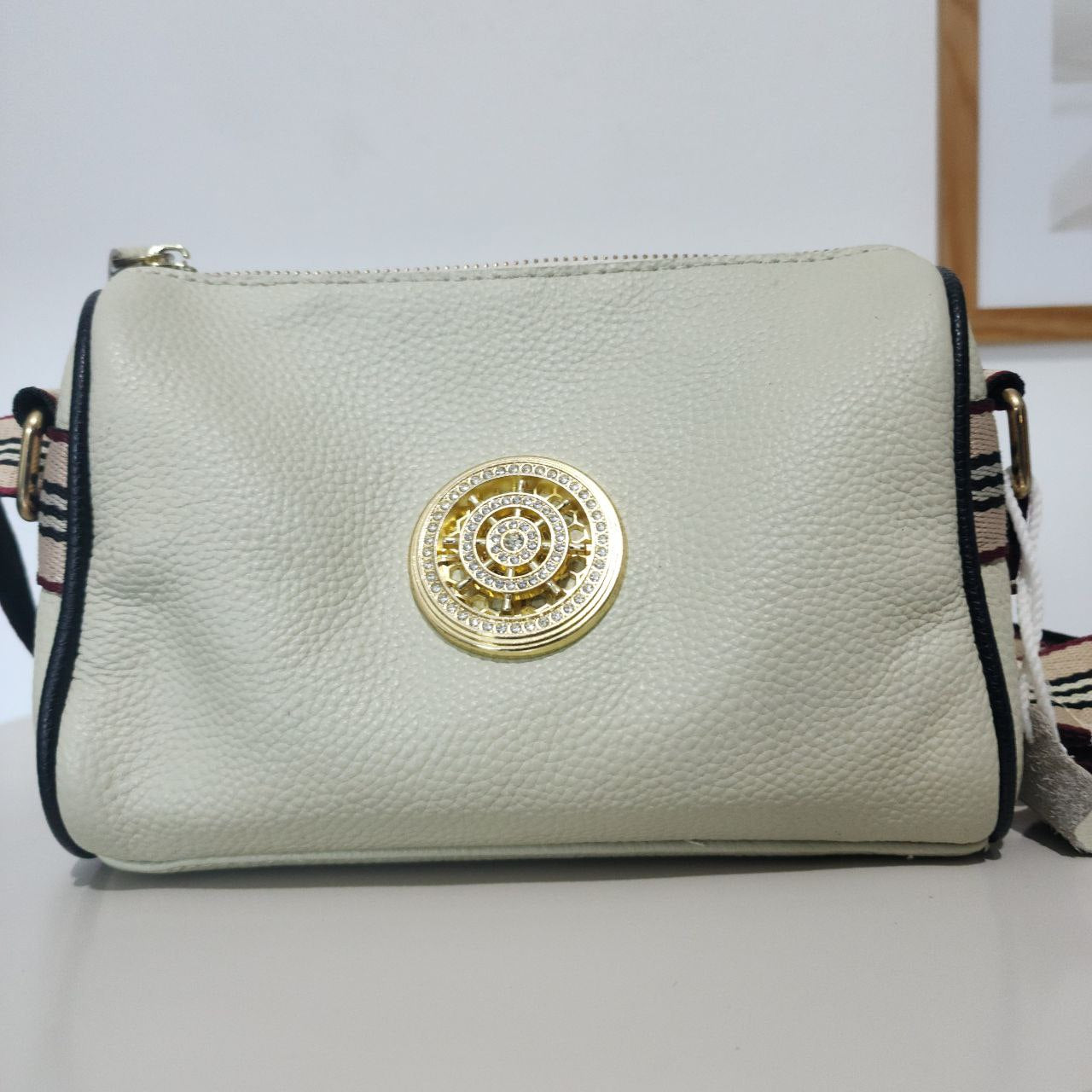 Bolsa Feminina de Couro Legítimo Rose